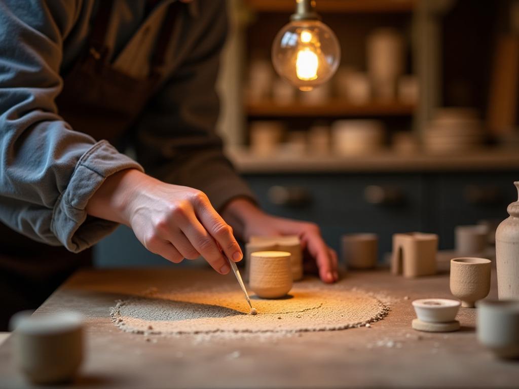 Maison Élégance artisans crafting home accessories