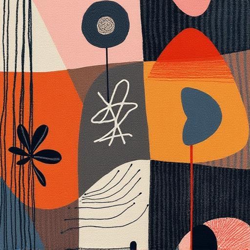 Geometric Textile Art